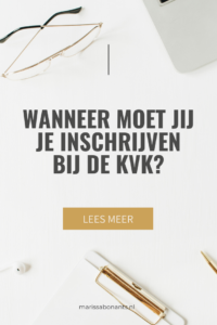 Ondernemer voor de kvk